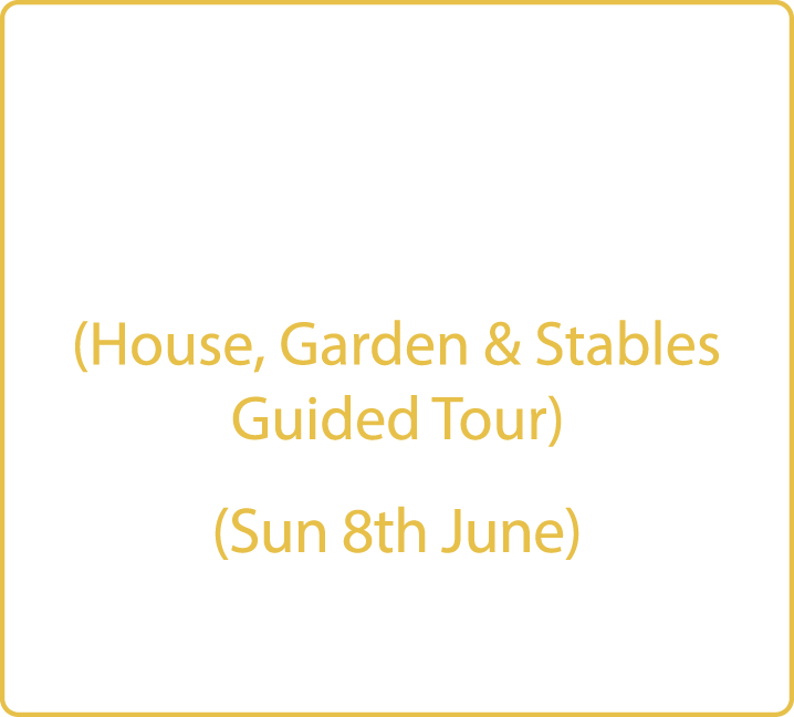 Book a guided tour of the Hall, Gardens and Stables